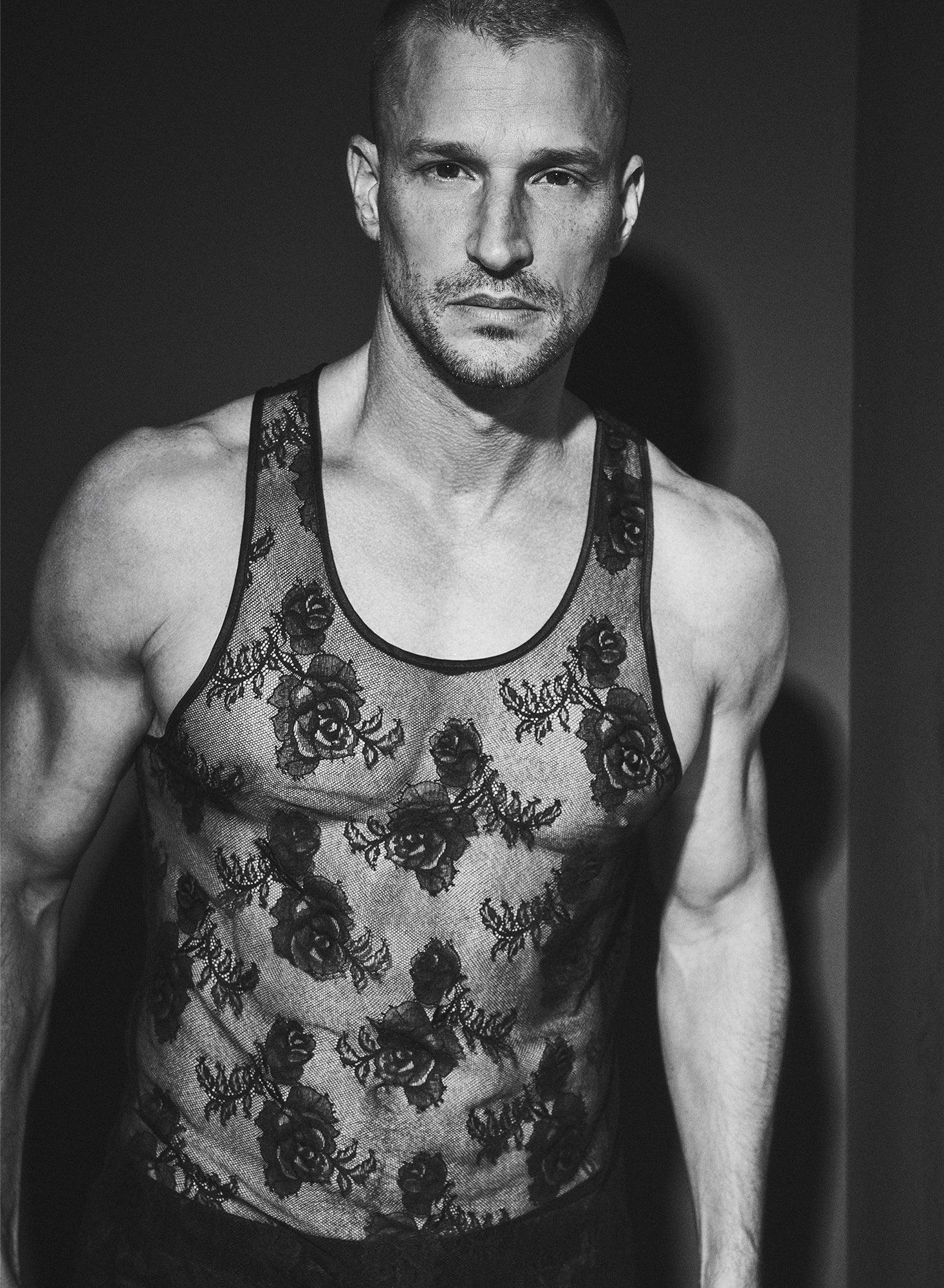 Unisex Bouquet Lace Tank - 4