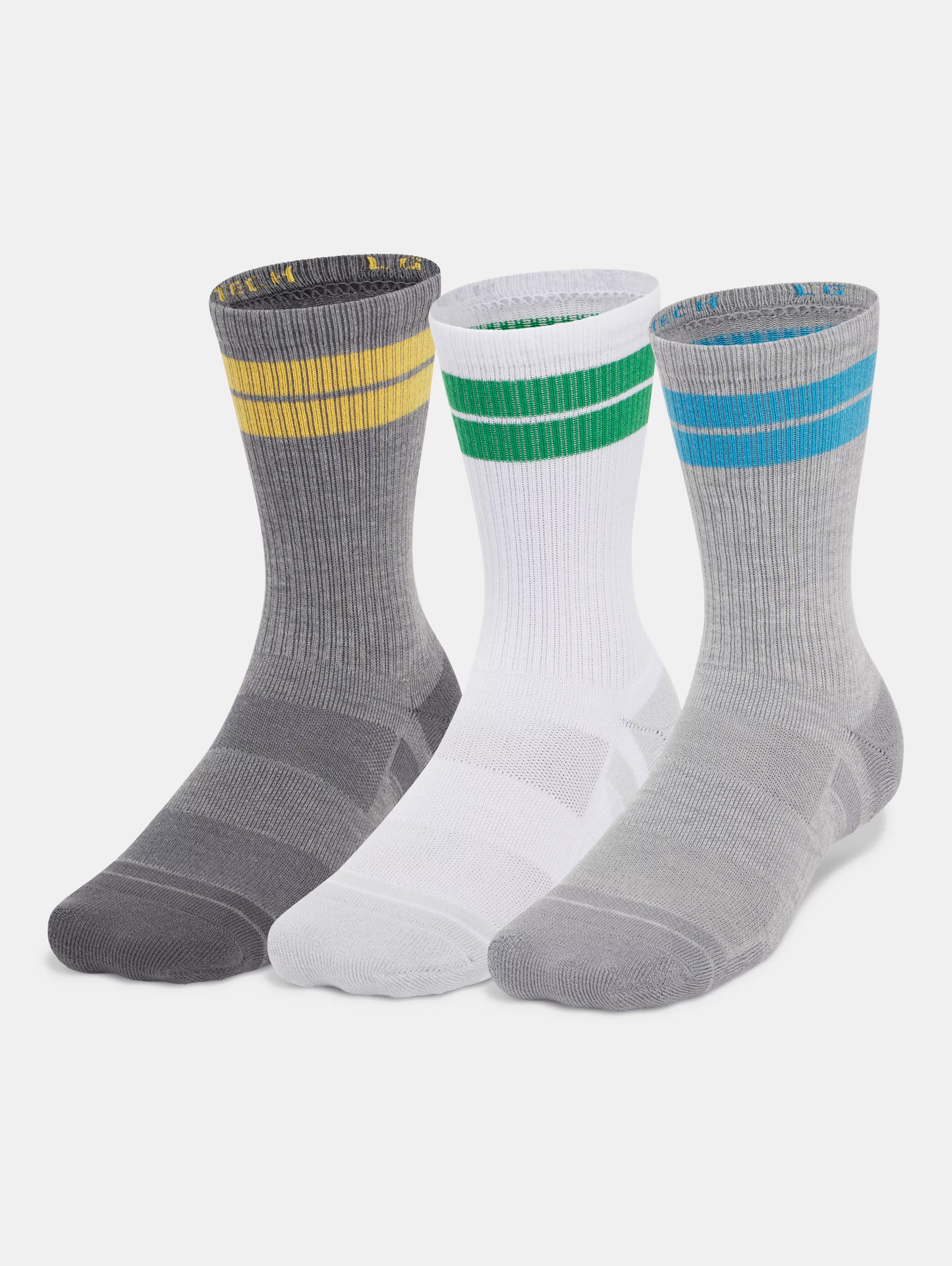 Unisex UA Performance Tech 3-Pack Crew Socks - 3