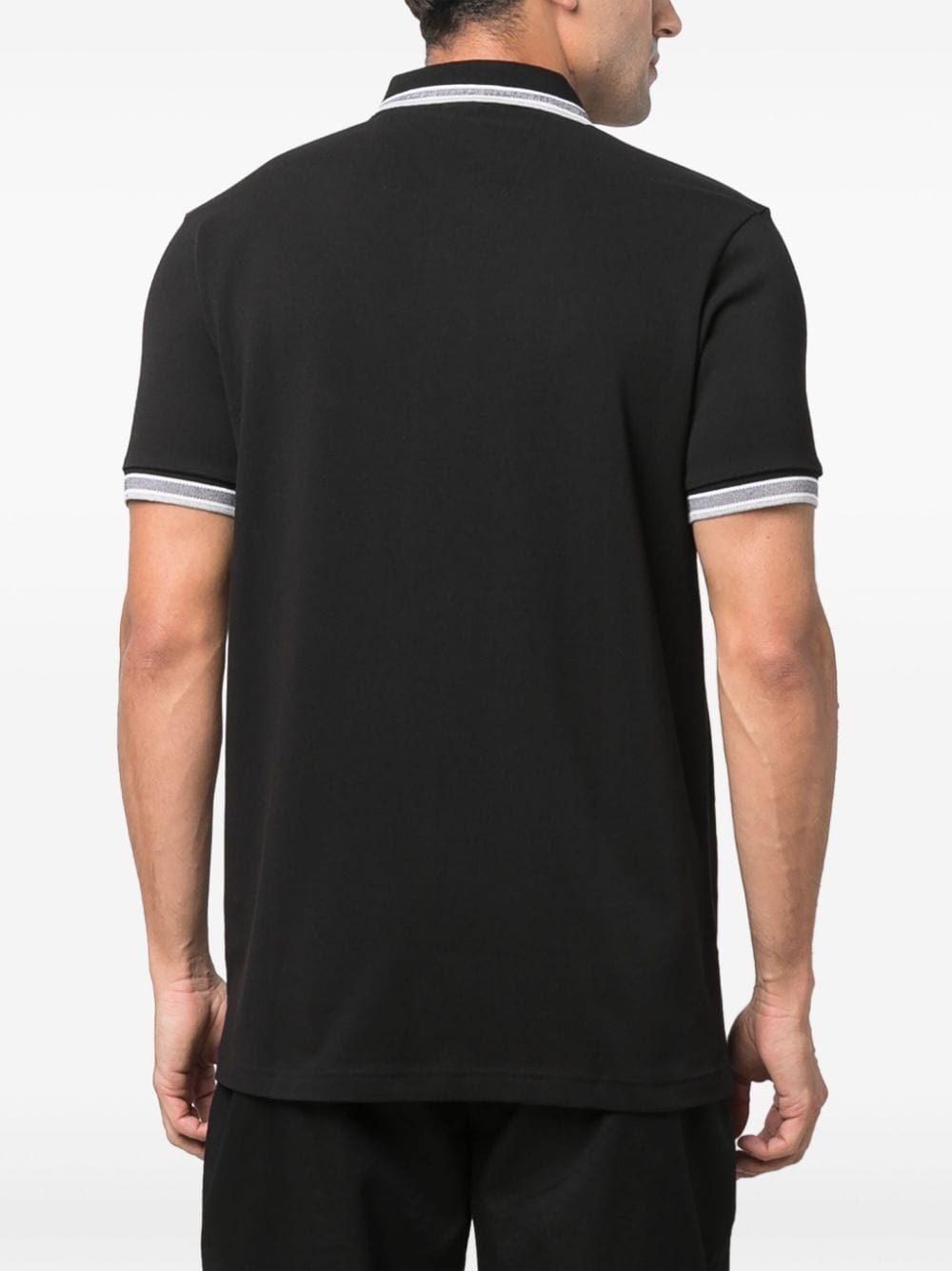 embroidered-logo cotton polo shirt - 4