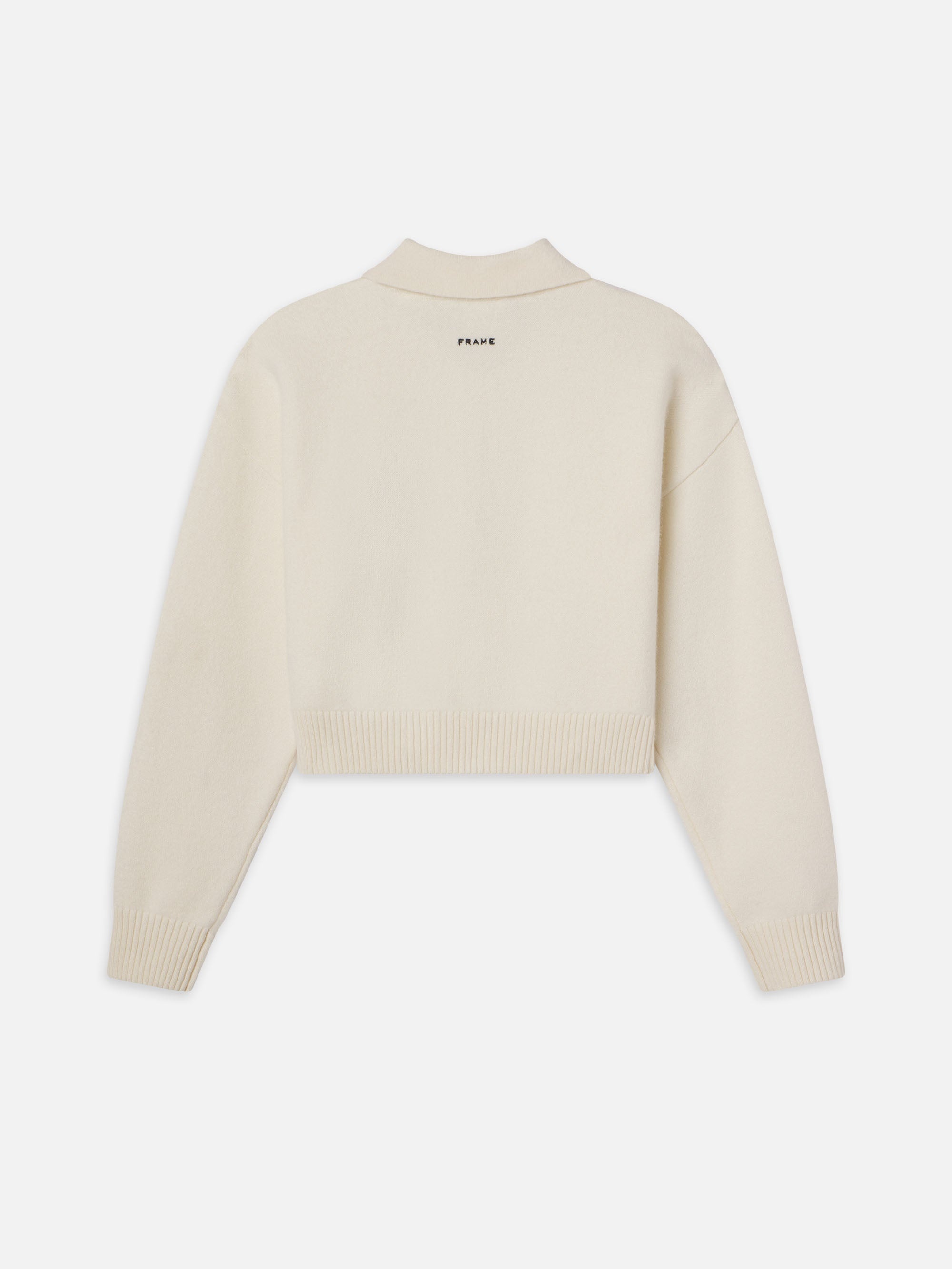 Ritz Women's Crest Cashmere Sweater in Cream - 5