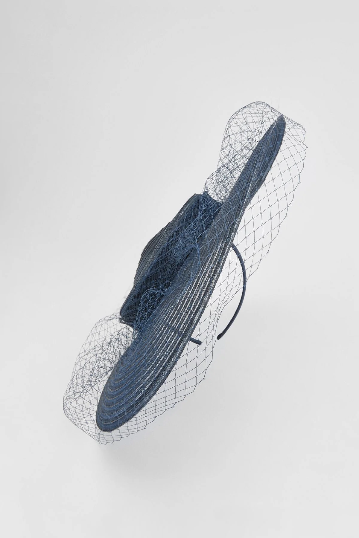 Tulle Trimmed Fascinator - 1