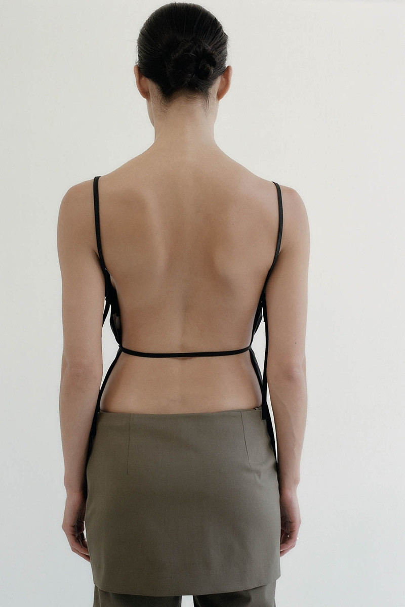 Adjustable Strap Top - Black 7