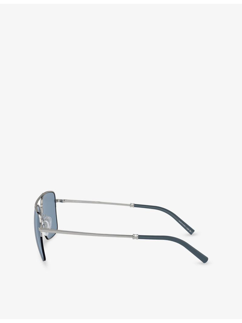 Oliver Peoples OV1343S R-2 Pilot-Frame Metal Sunglasses outlook