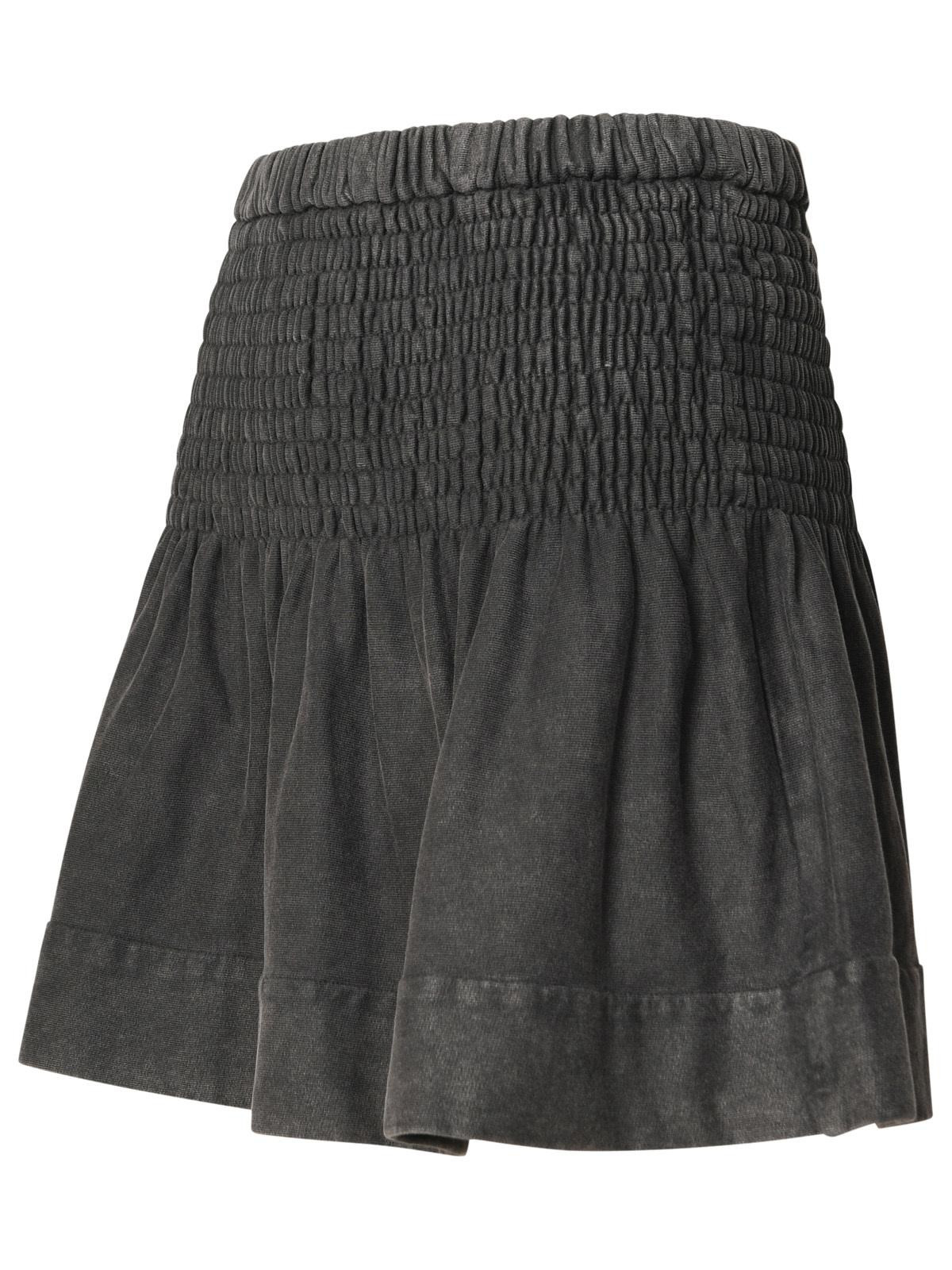 Isabel Marant Etoile 'Pacifica' Grey Cotton Skirt Women - 2