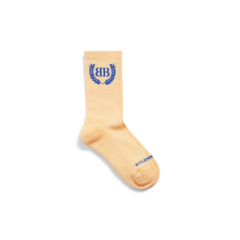 Women's Laurel Classic Socks in Yellow/blue 1