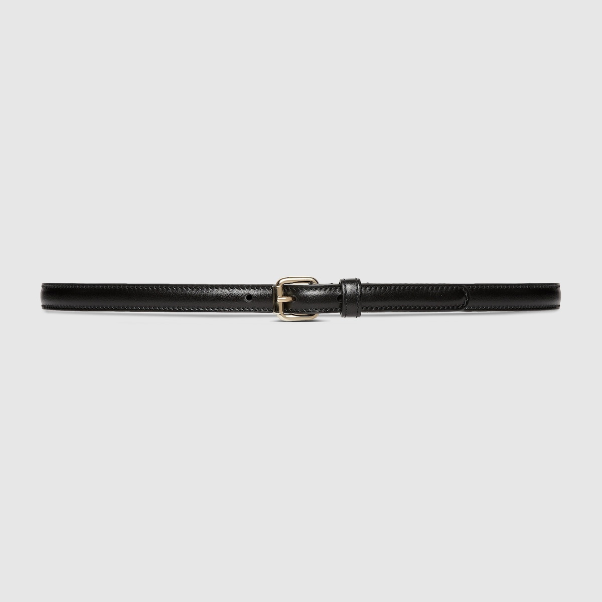 Thin belt with Gucci chain - 1