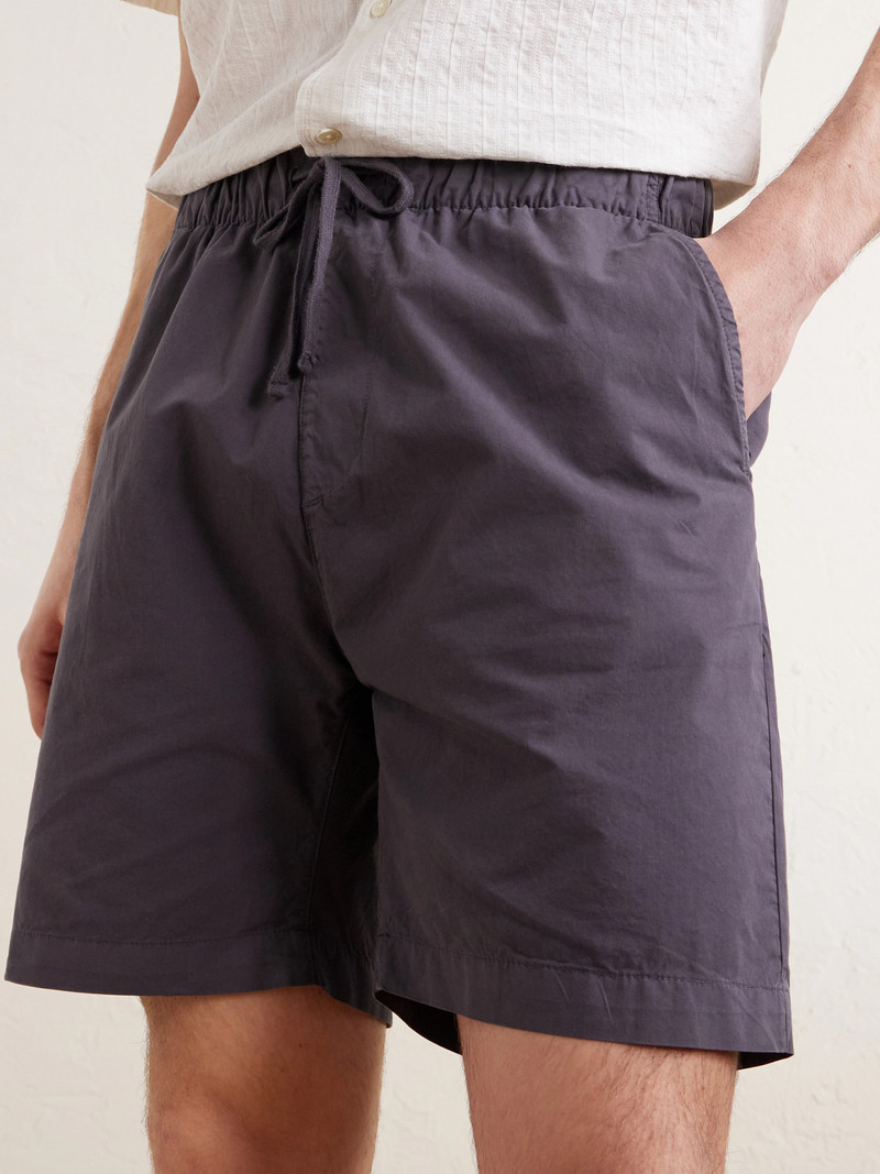 Joggy Straight-Leg Cotton Drawstring Shorts 5