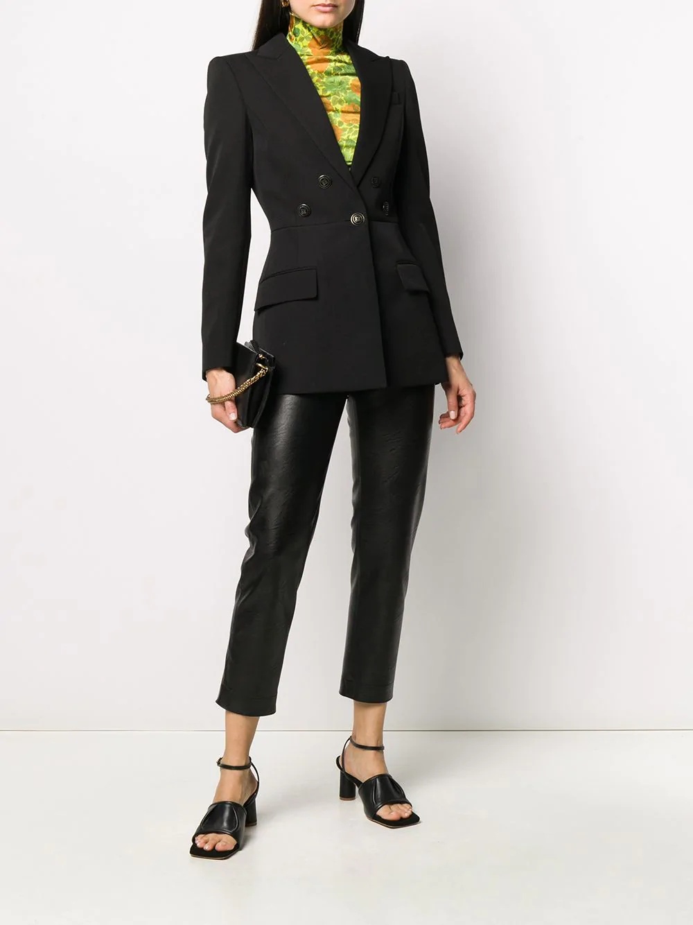 button detailed blazer jacket - 2