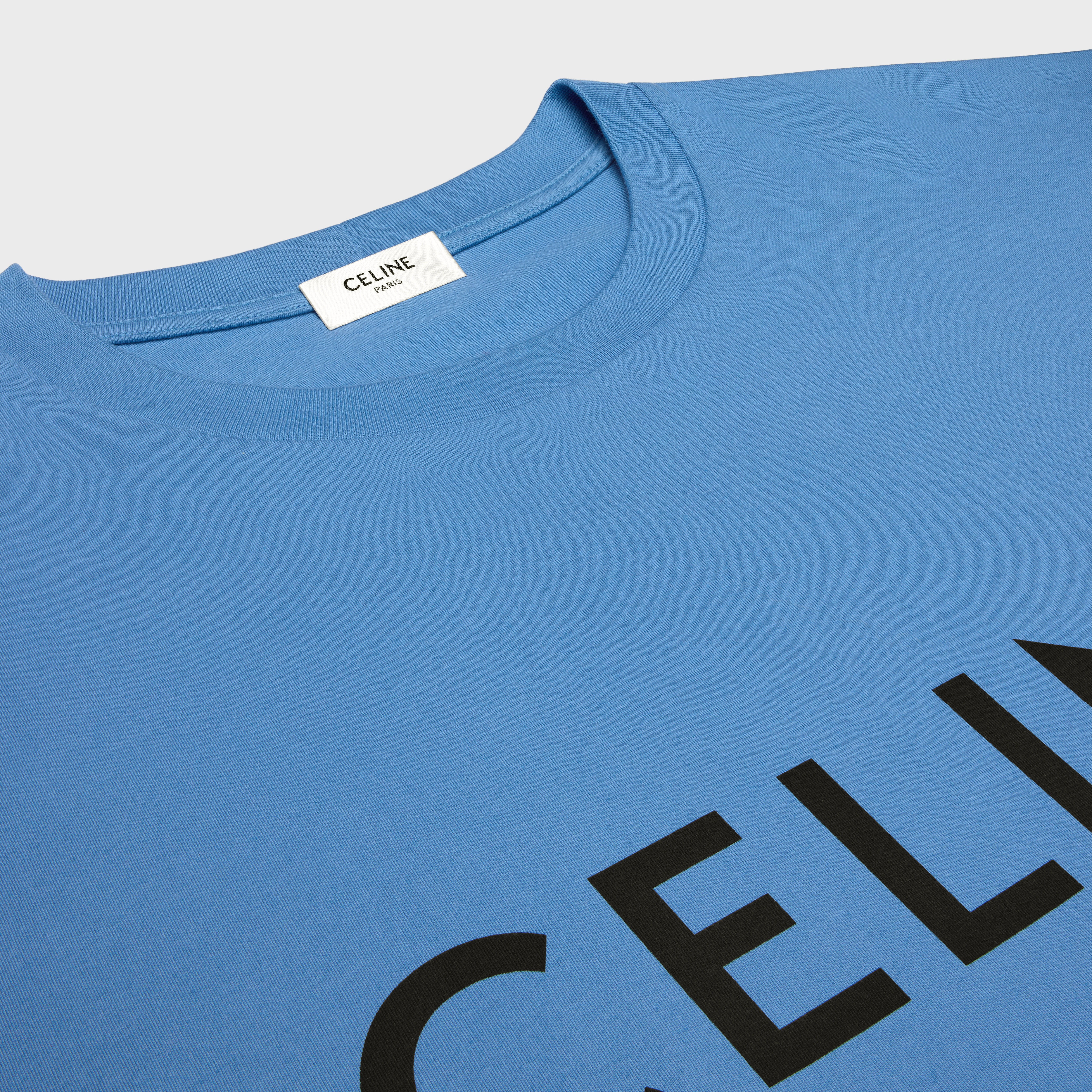 celine loose t-shirt in cotton jersey - 3