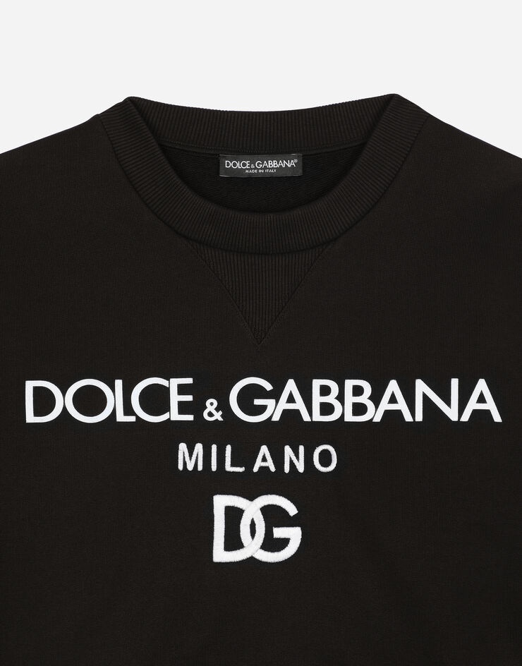 Jersey sweatshirt with Dolce&Gabbana print - 3