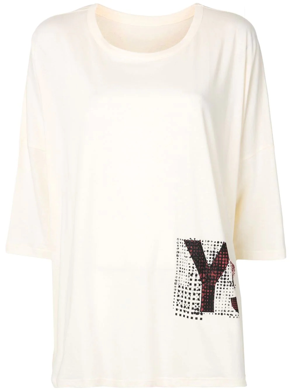 oversize logo print T-shirt - 1