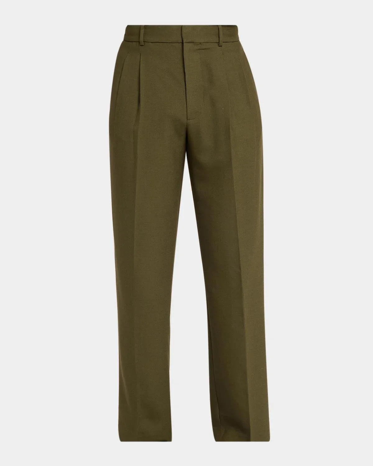 Men's Julian Tapered-Leg Pleated Trousers - 1