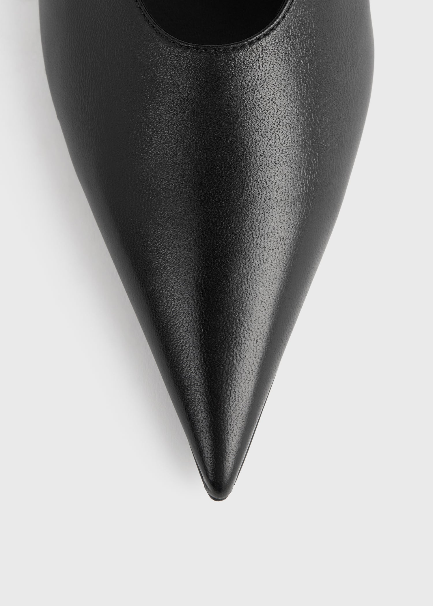 Sharp nappa kitten pumps black - 6