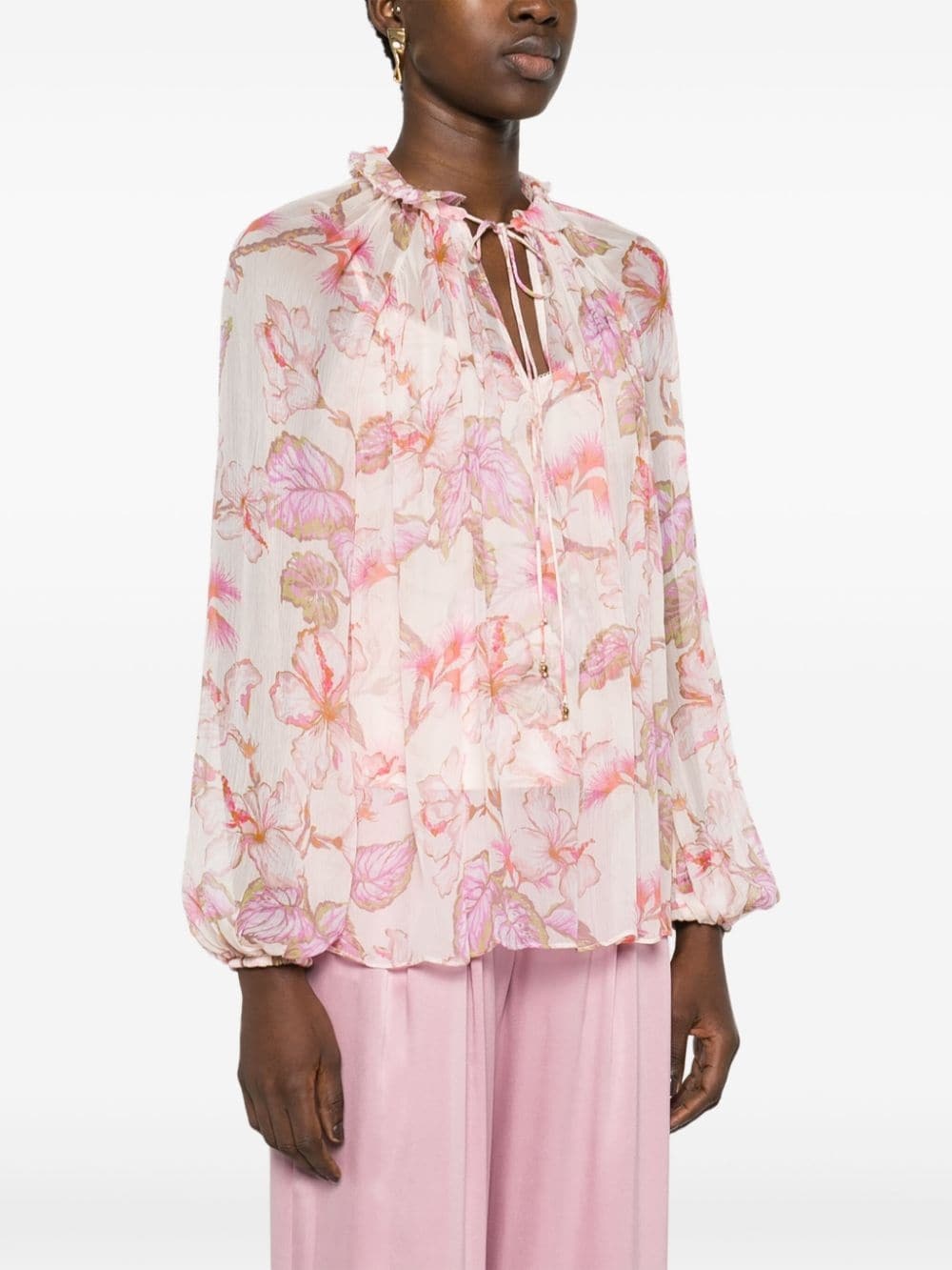 Matchmaker Billow floral-print blouse - 3