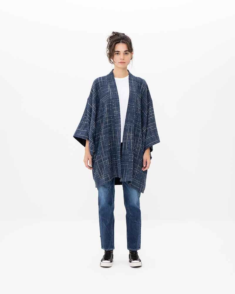 KIMONO ROBE NAVY - 4