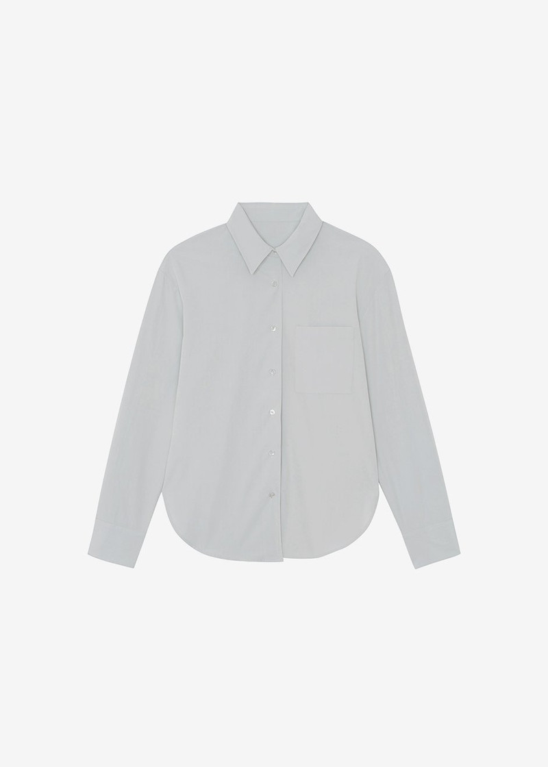 Lui Organic Cotton Shirt - Ice 1