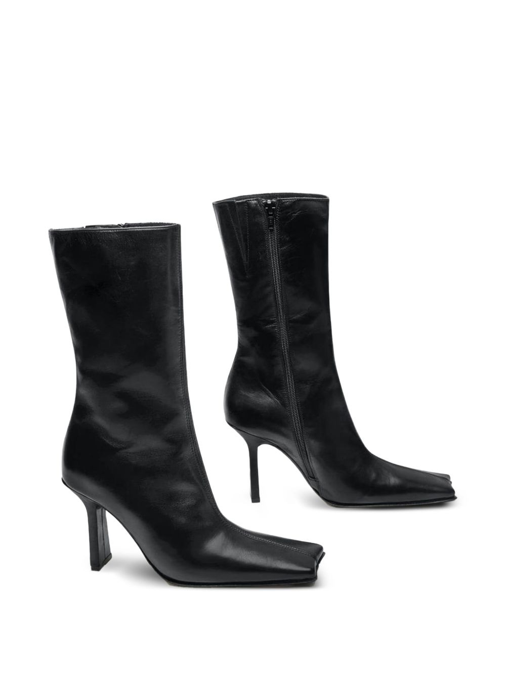 90mm Noor nappa-leather square-toe boots - 2