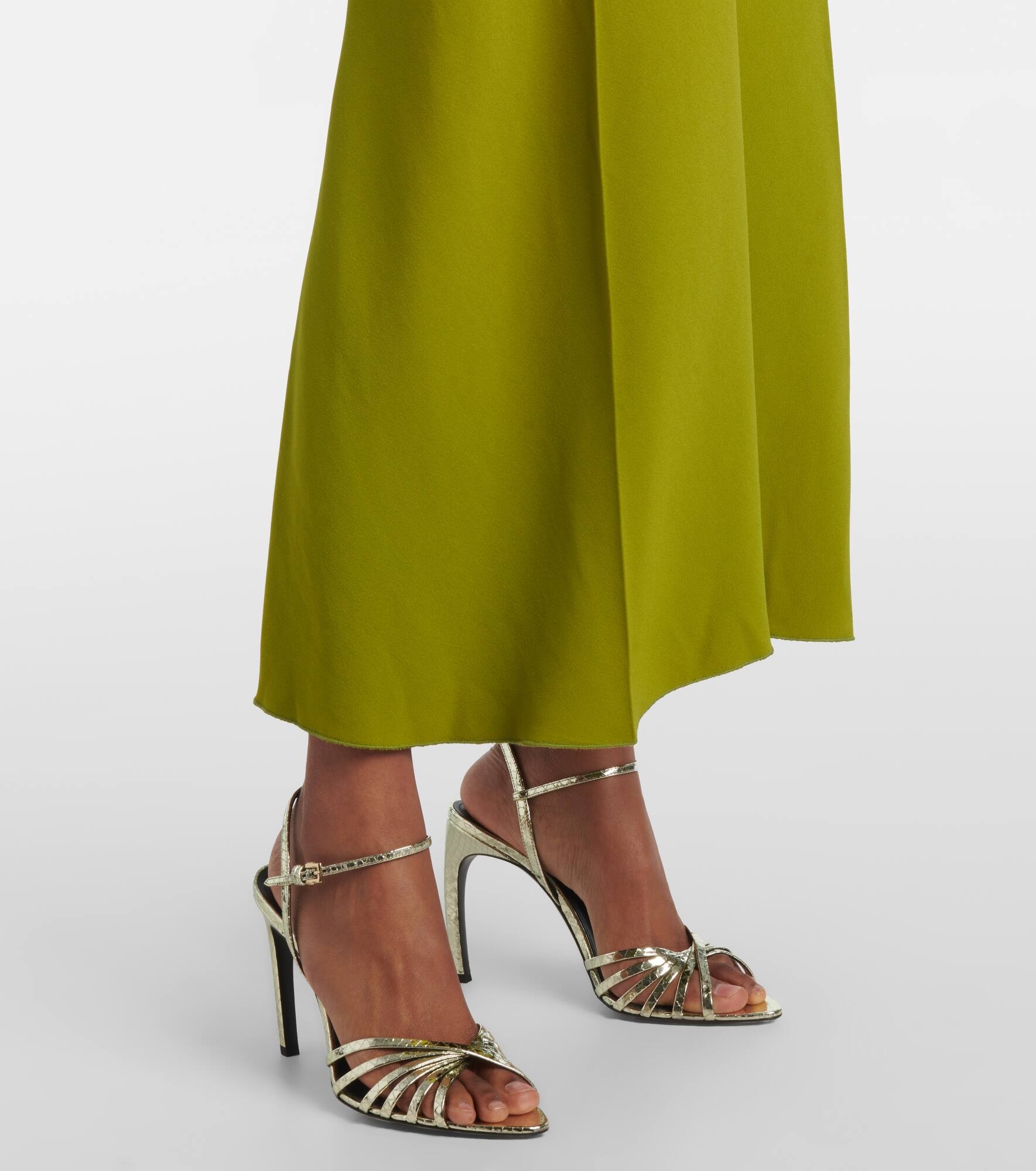 Draped midi dress - 5