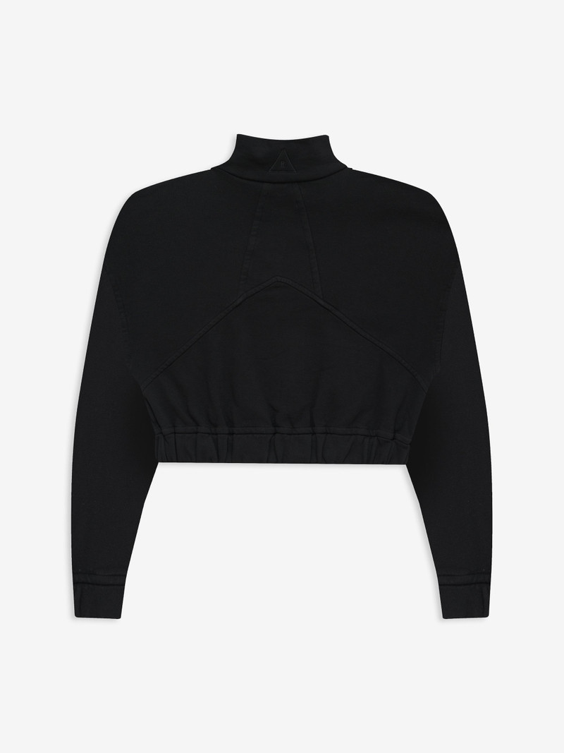 Rhude LOGO CROPPED QUARTER ZIP outlook