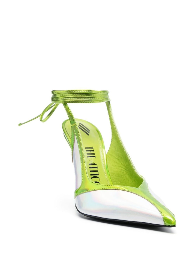 THE ATTICO Venus 120mm leather pumps outlook