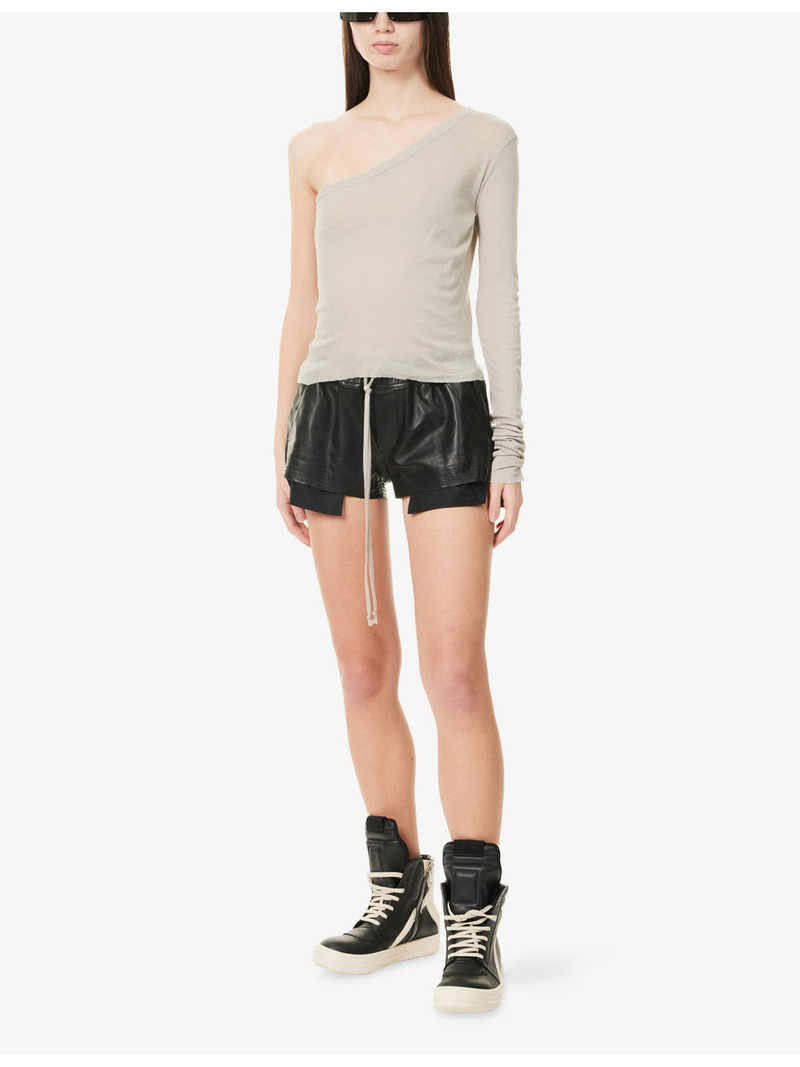 Rick Owens Ziggy Asymmetric Cotton Top outlook