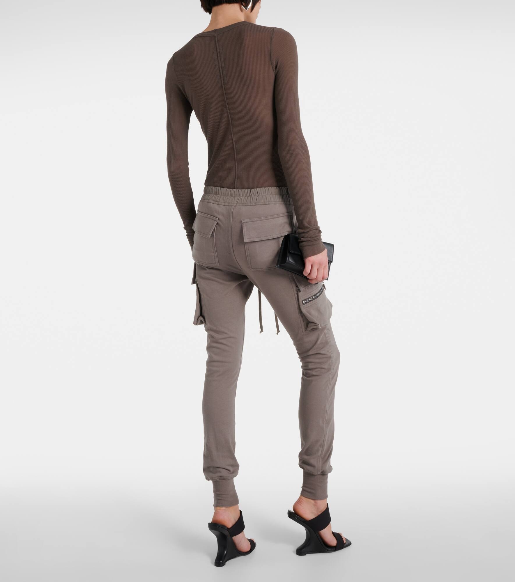 High-rise cotton skinny cargo pants - 3