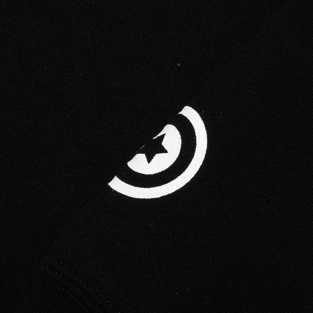 1ST SHARK FULL ZIP HOODIE - BLACK - 5