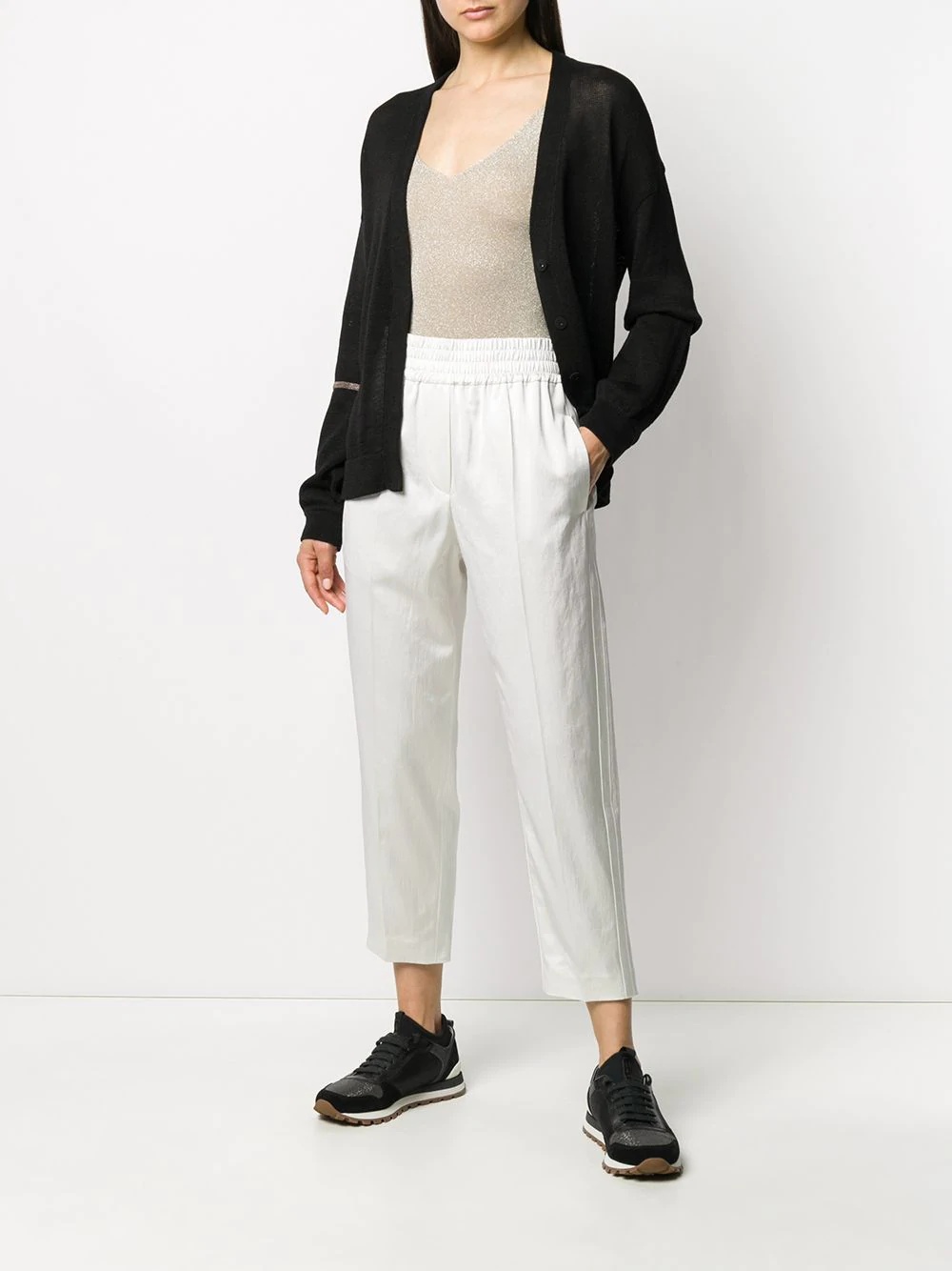 elastic waist trousers - 2