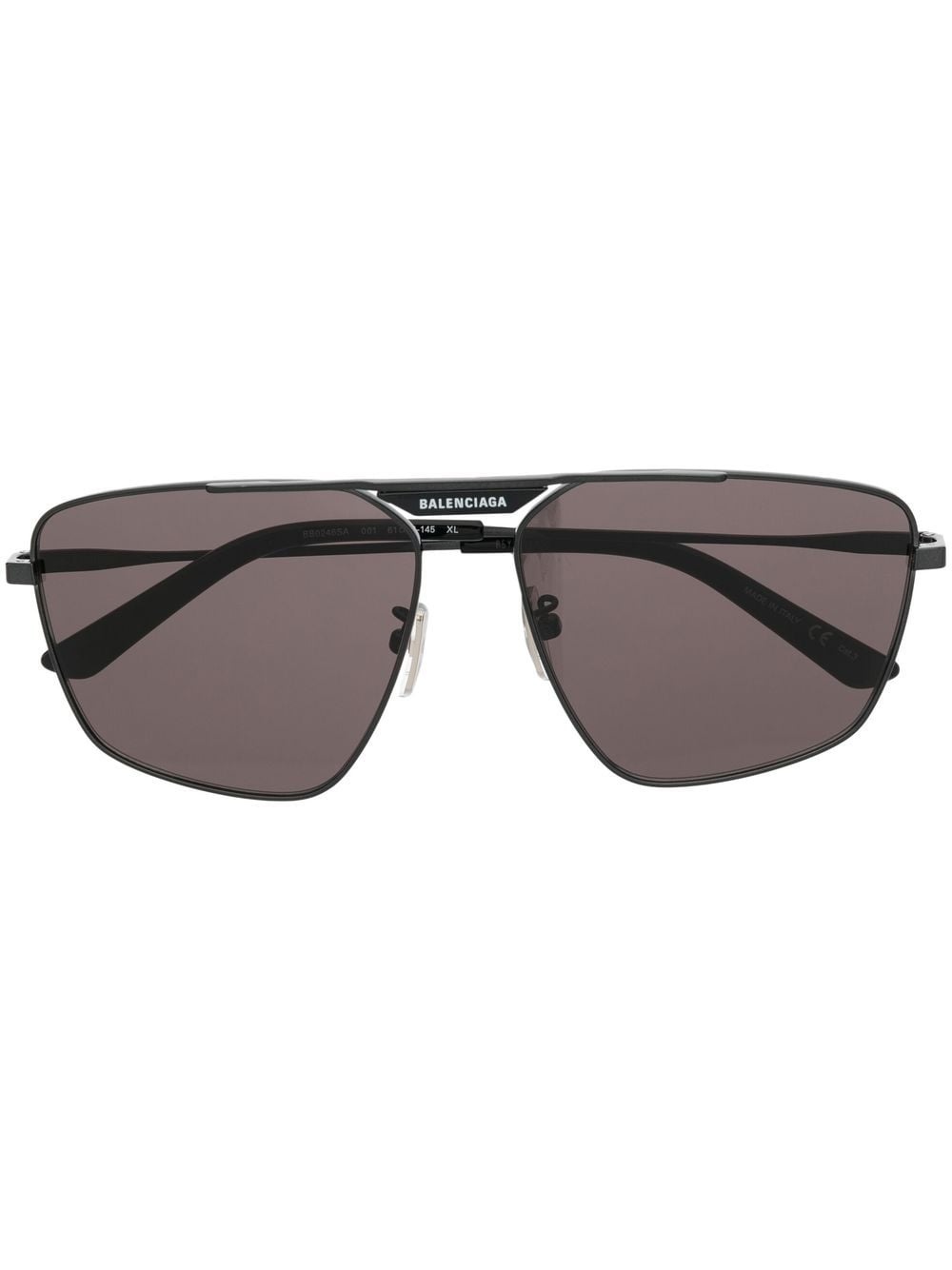 square-frame tinted sunglasses - 1