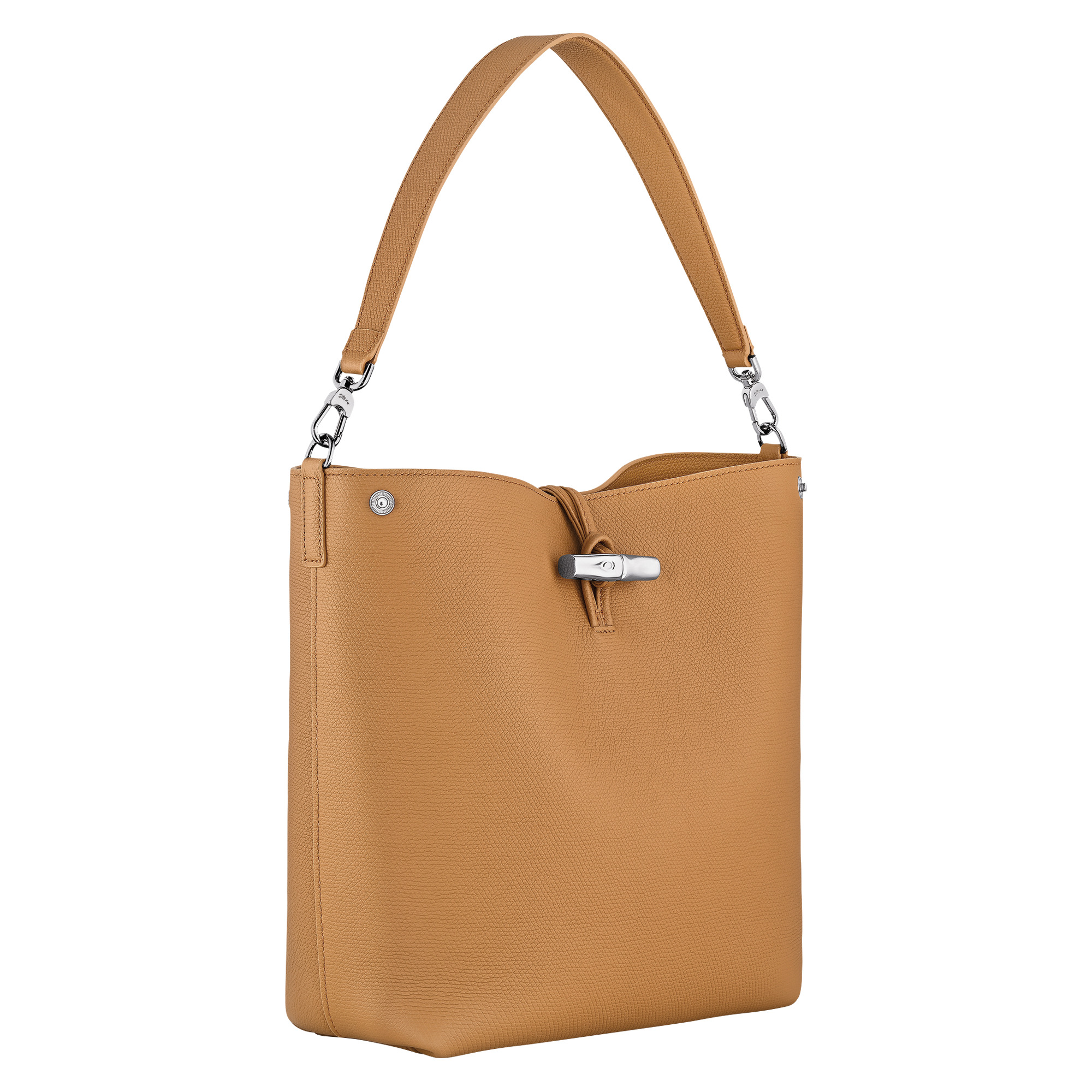 Le Roseau M Shoulder bag Walnut - Leather - 3