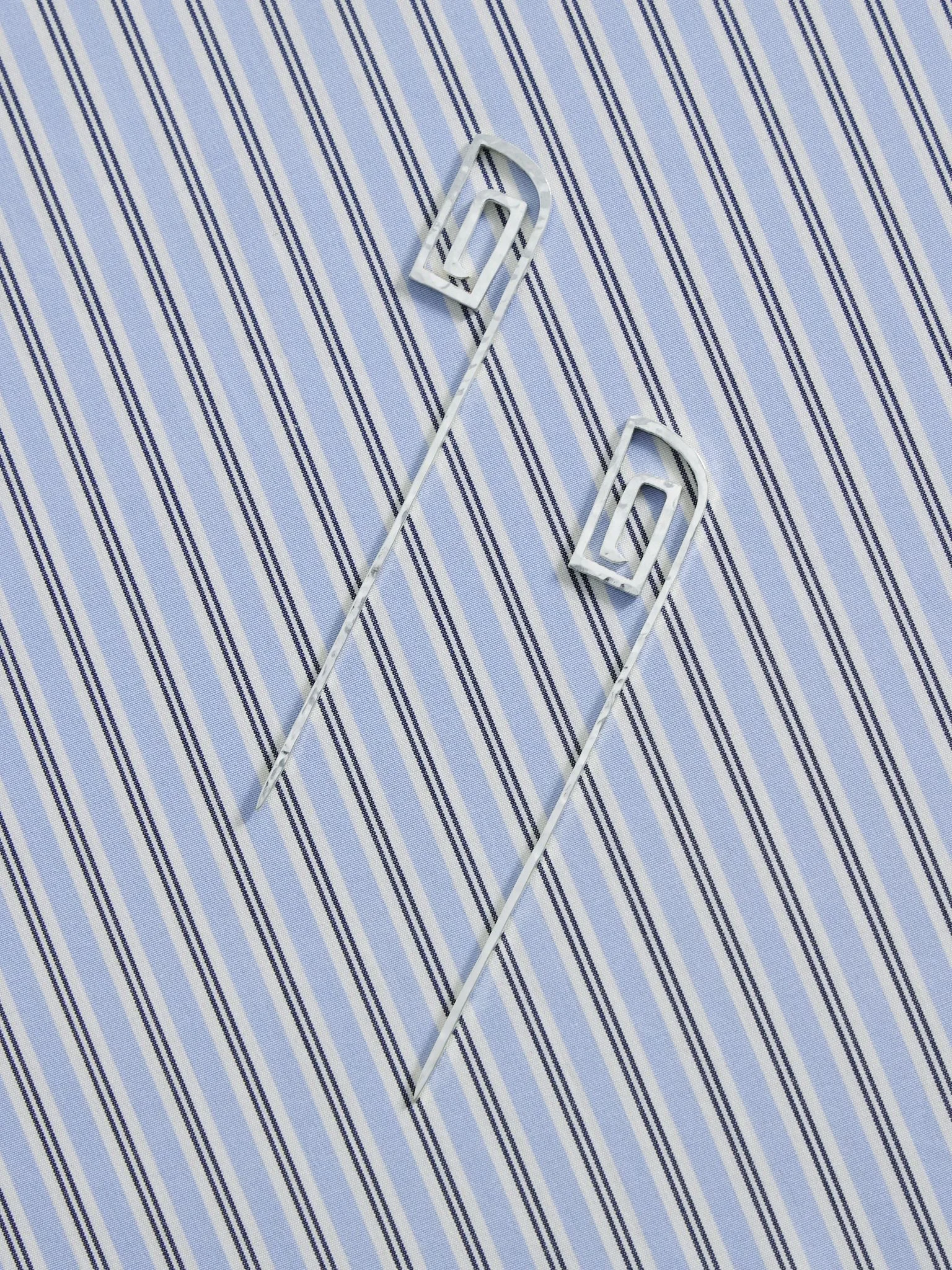 Set of two silver-plated cocktail picks Silver - 1