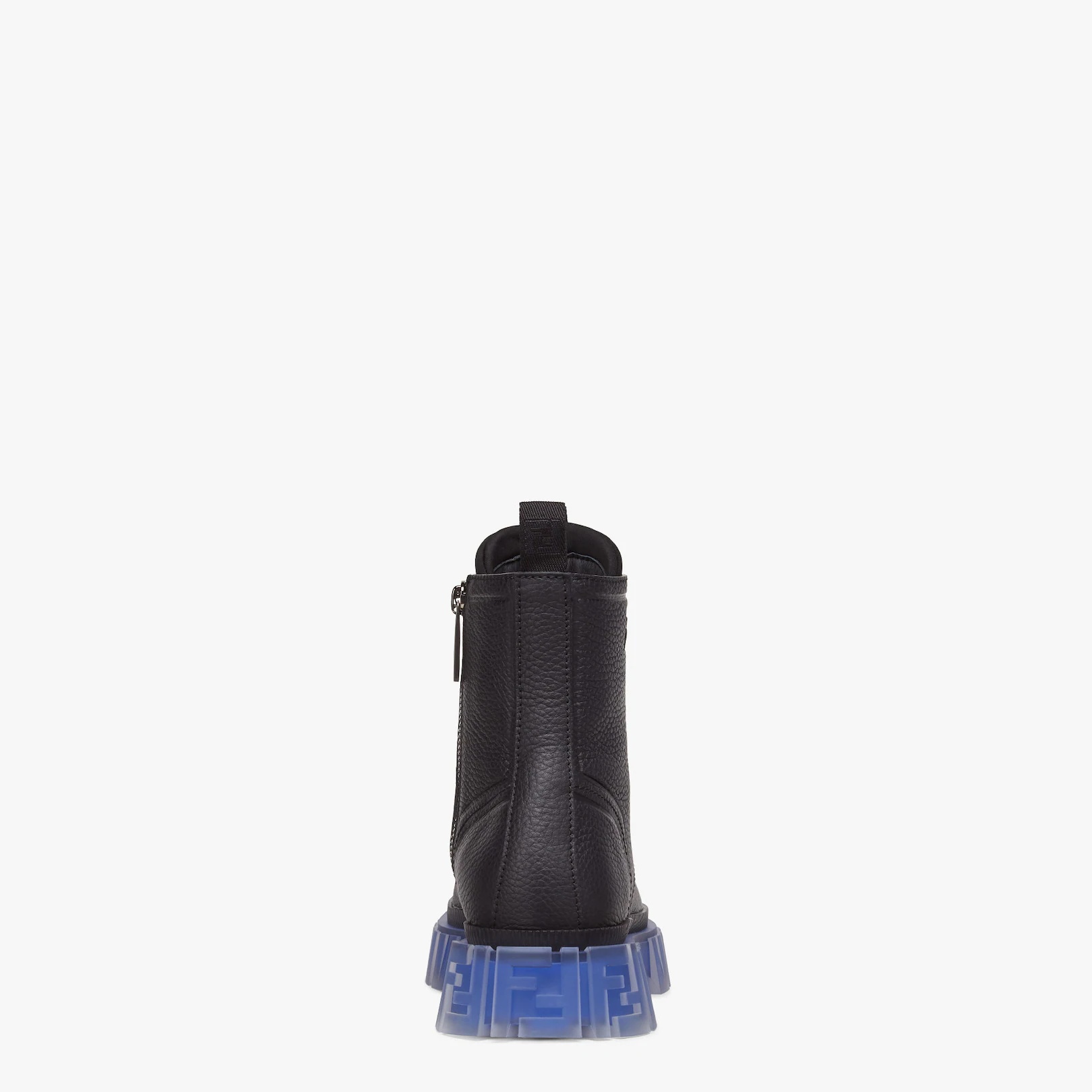 Black leather ankle boots - 3
