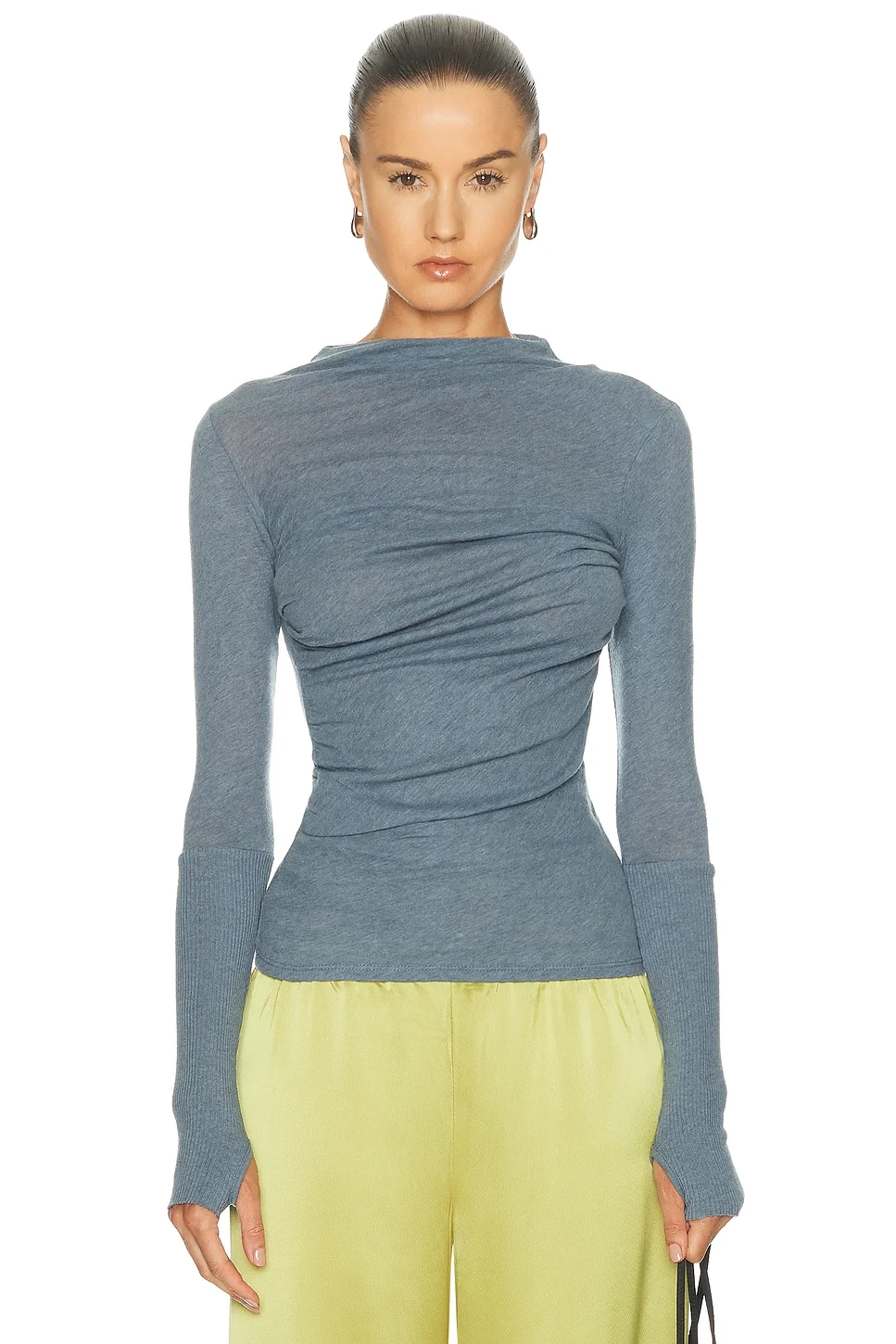 Cashmere Jersey Twist Top - 1
