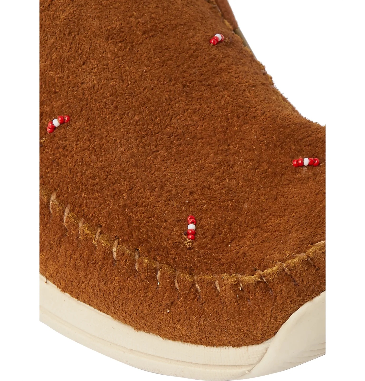 Lhamo-Folk Beaded Suede Boots - 7