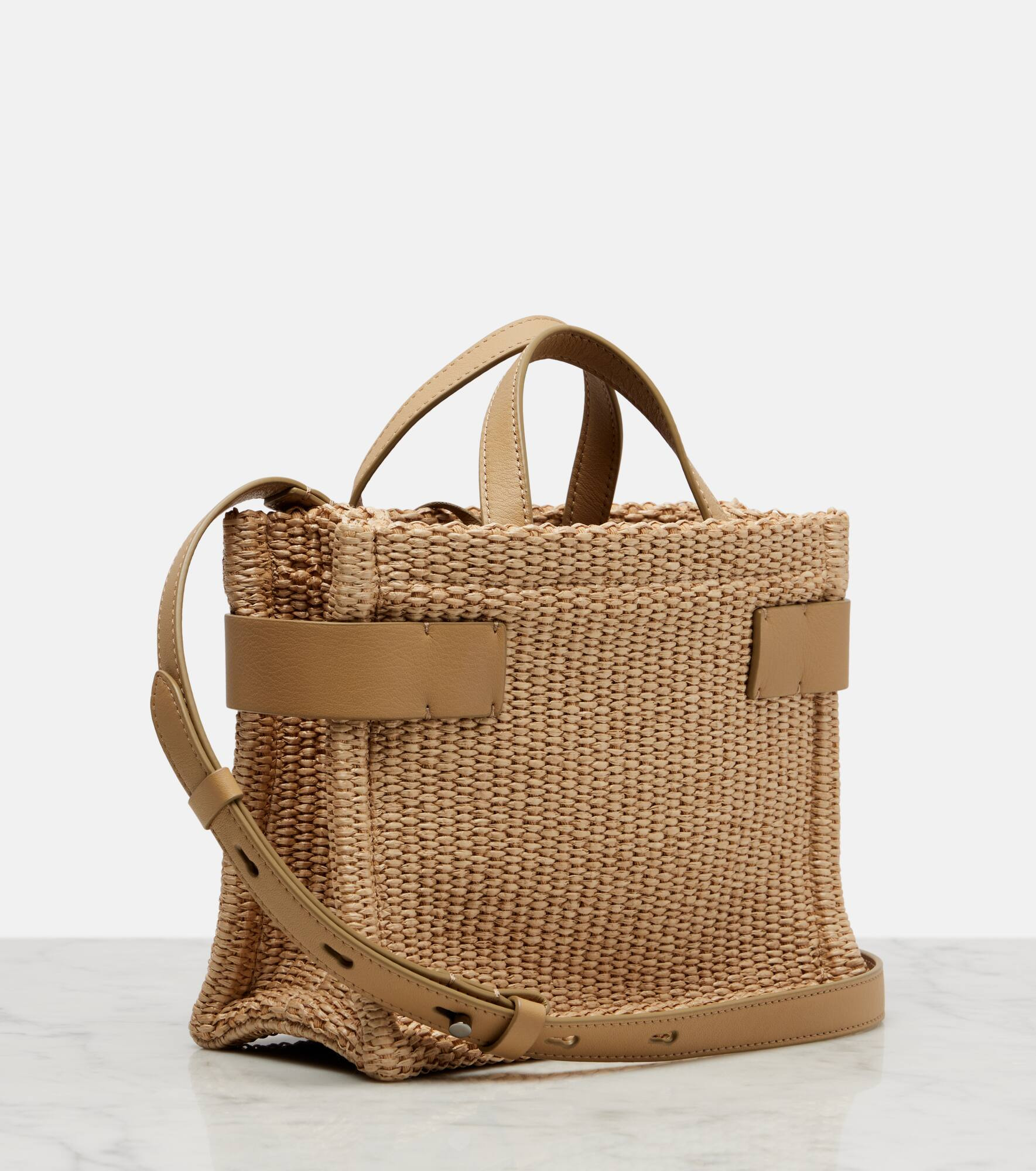 Essence Large raffia tote bag - 4