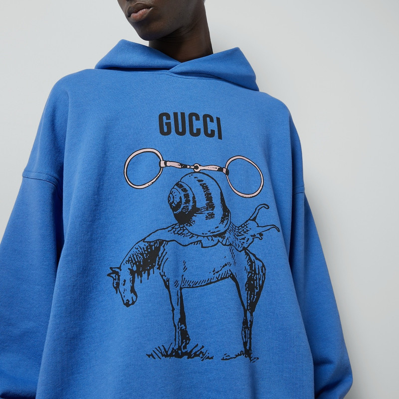 Cotton jersey printed sweatshirt 3