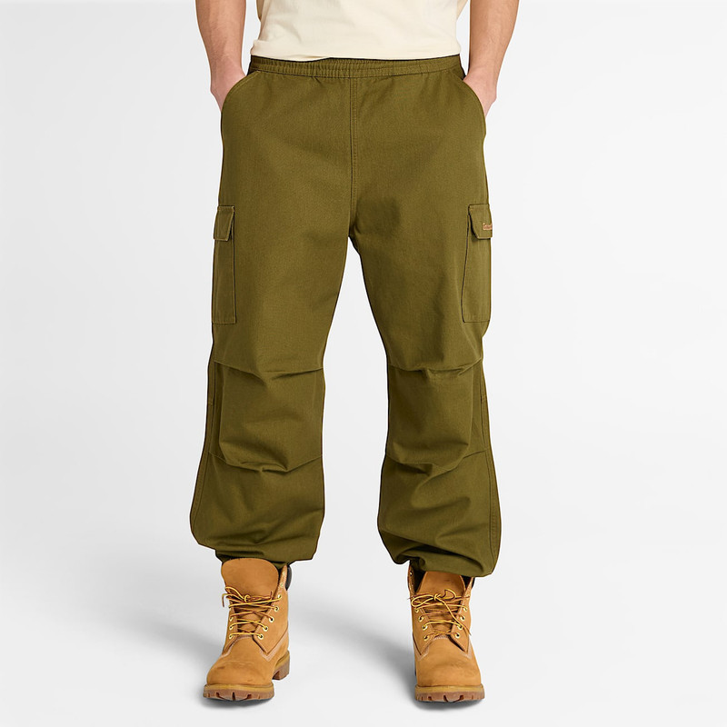 Washed Duck Canvas Cargo Pant 4