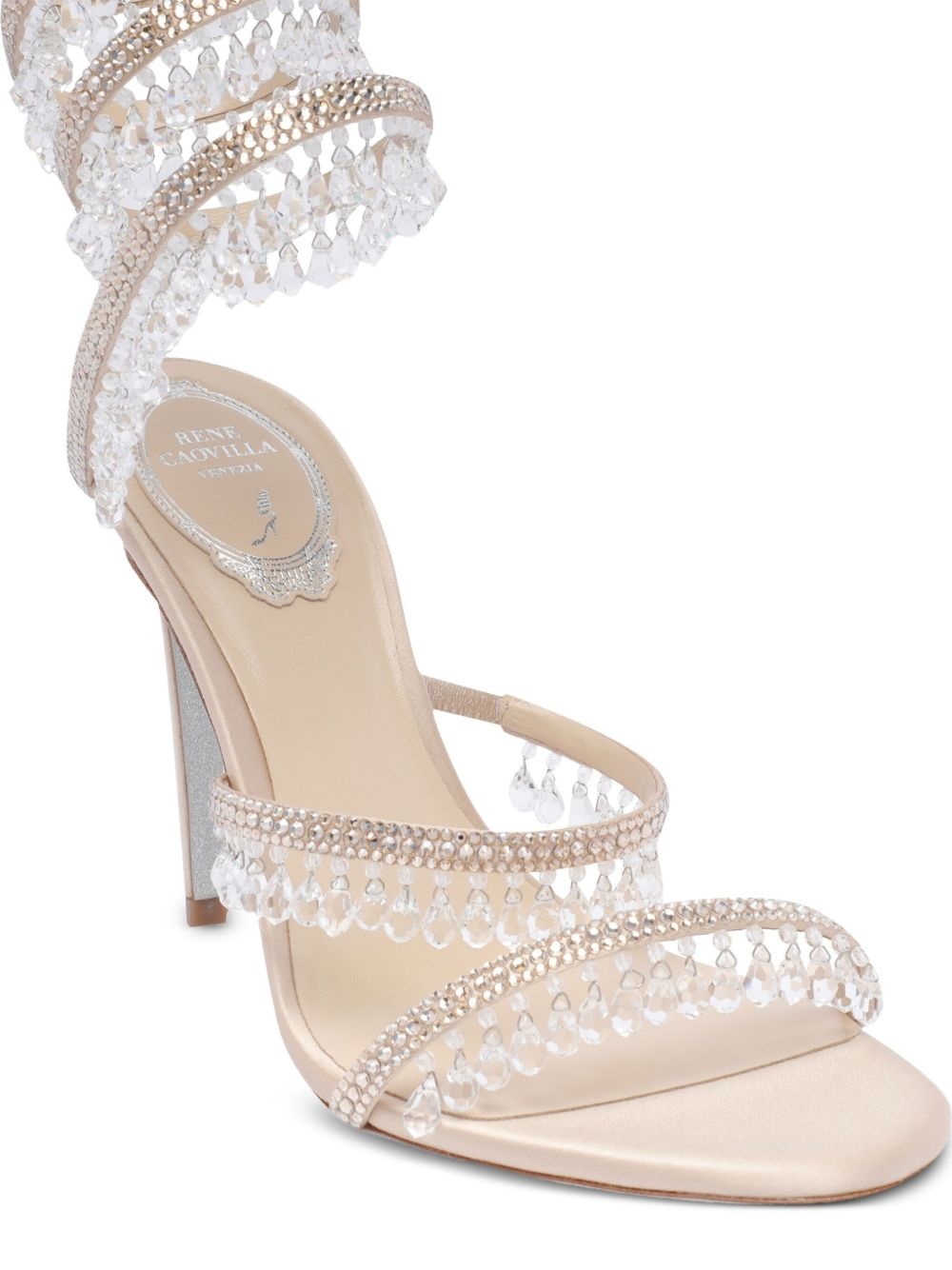 105mm crystal-embellished sandals - 4