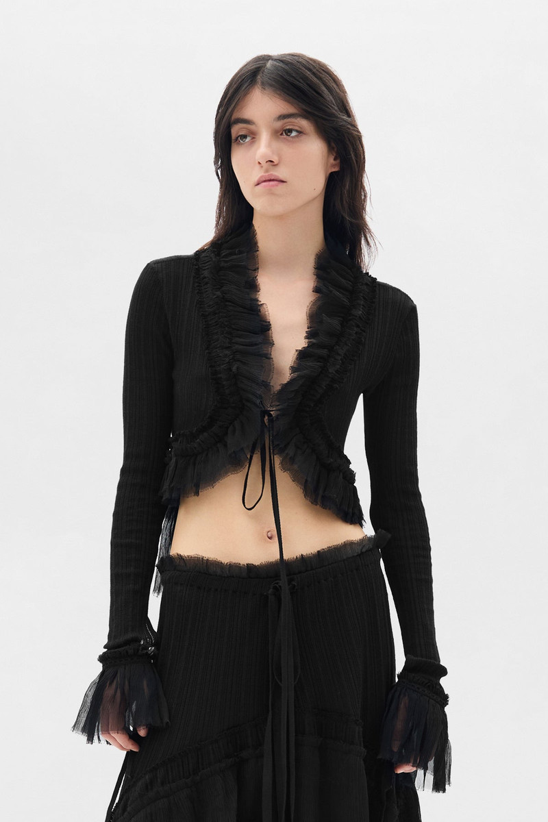 Jedi Long Sleeve Open Front Top 1