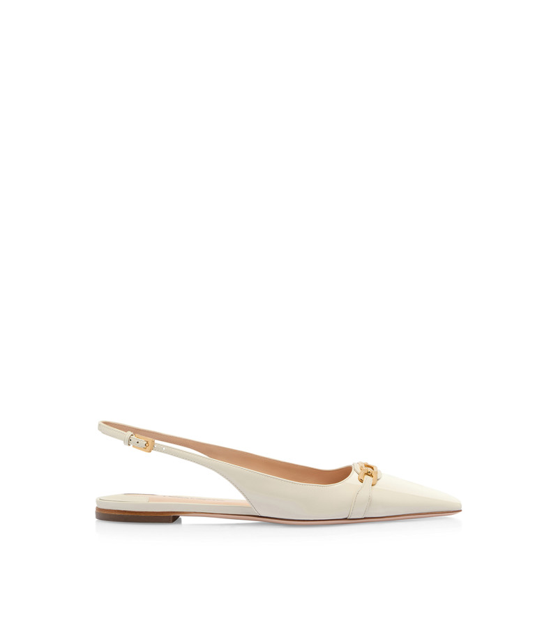 PATENT LEATHER WHITNEY SLINGBACK BALLERINA - 1