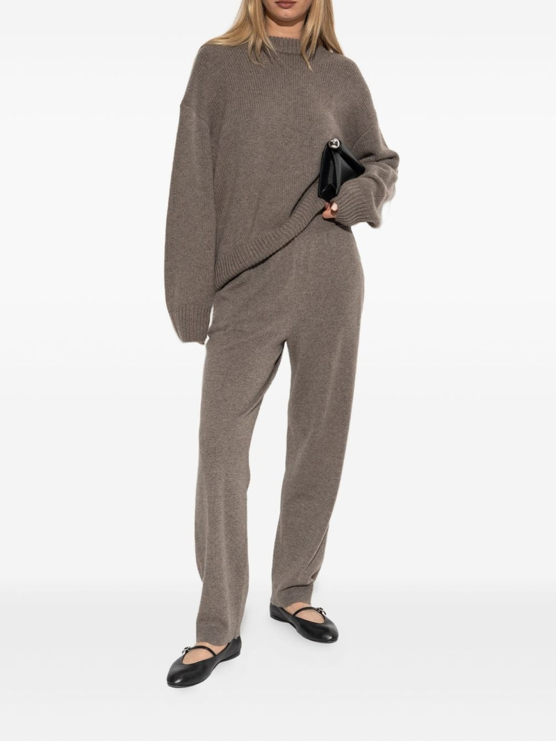 LISA YANG elastic-waistband cashmere trousers outlook