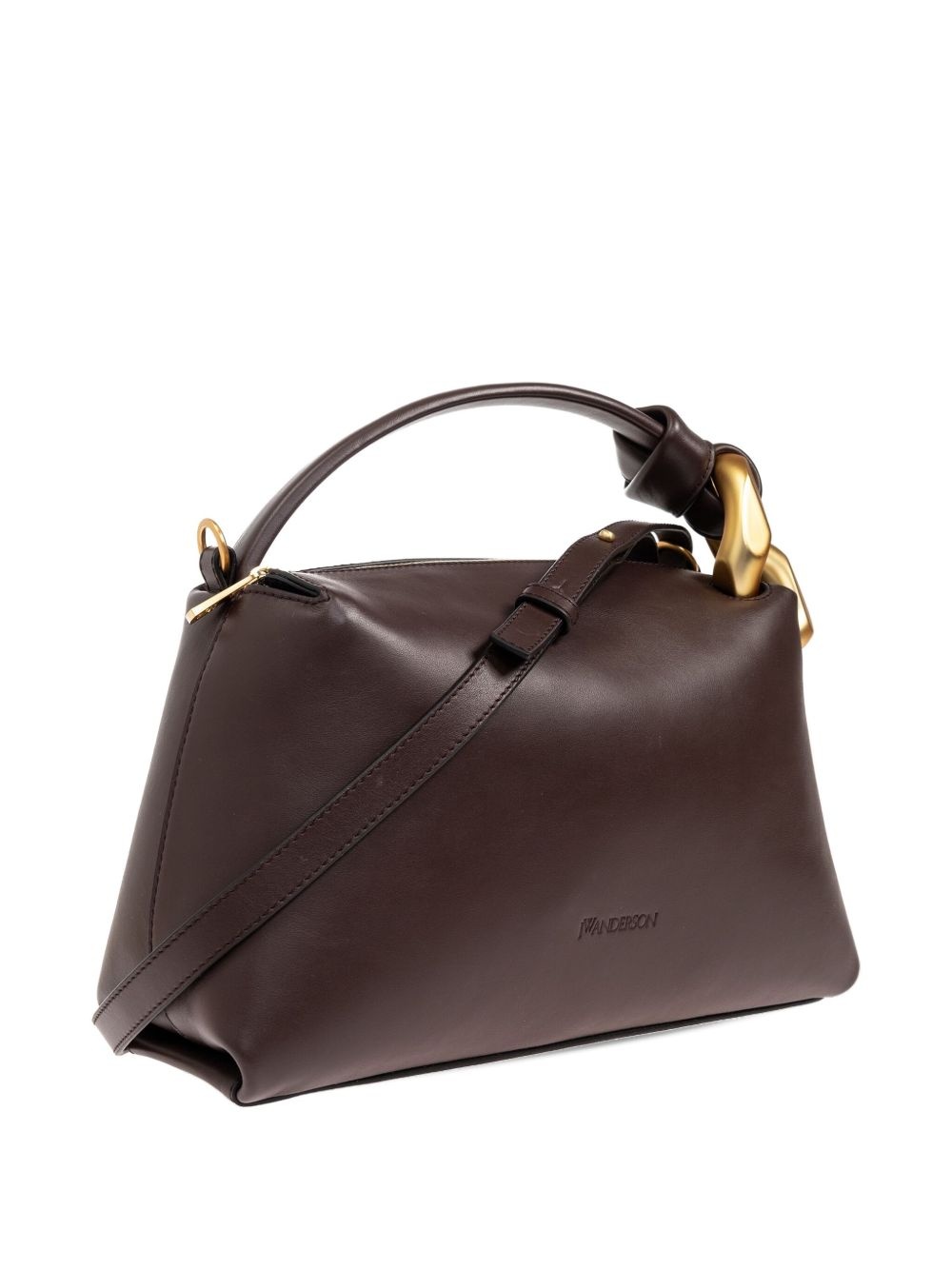 leather tote bag - 3