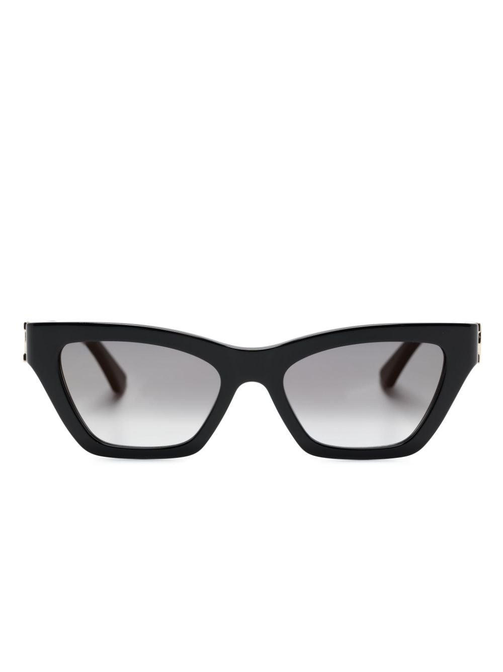 logo-plaque cat-eye frame sunglasses - 1