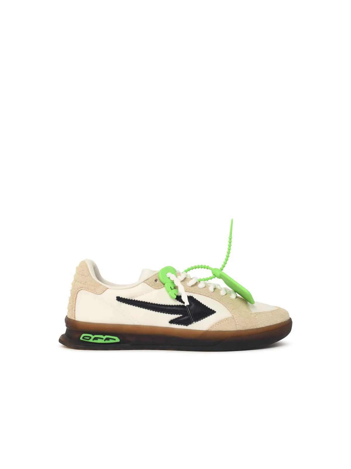 Off-white 'END Of Play' White Suede Sneakers - 1