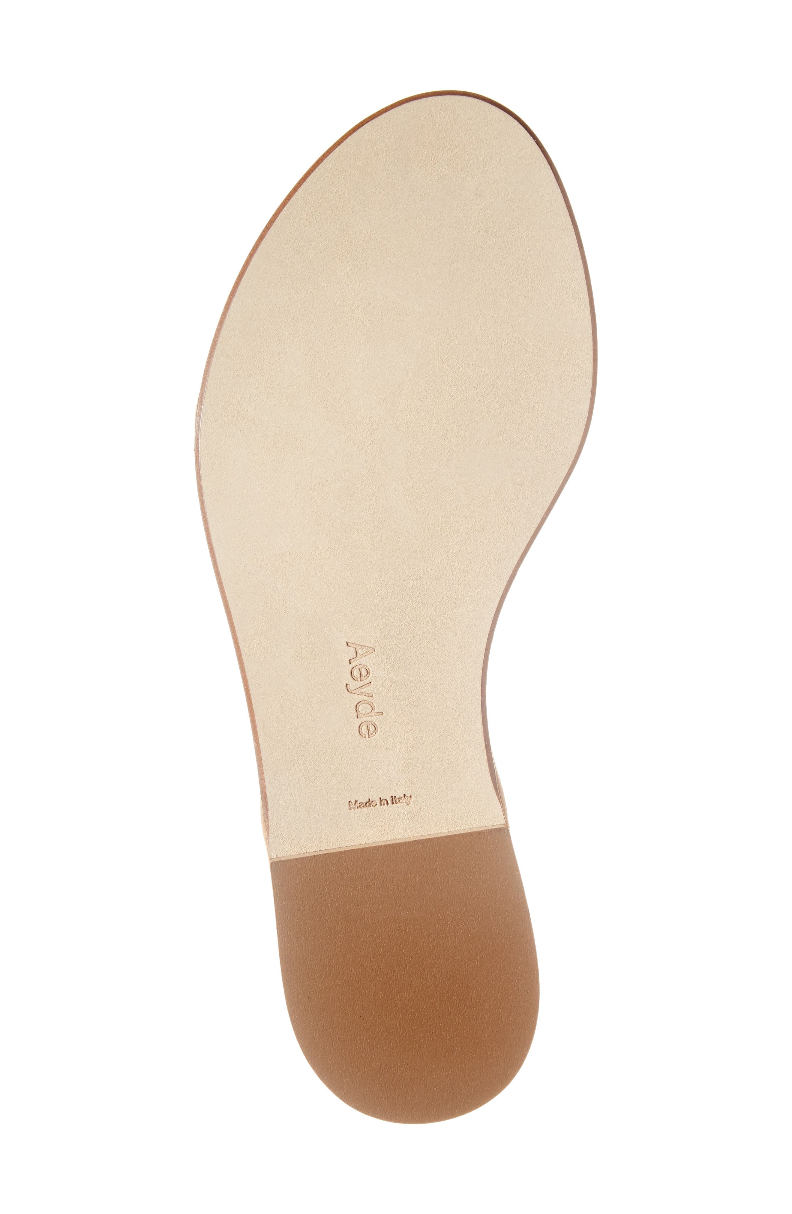 aeyde Nettie Quarter Strap Sandal in Hazelnut at Nordstrom - 6