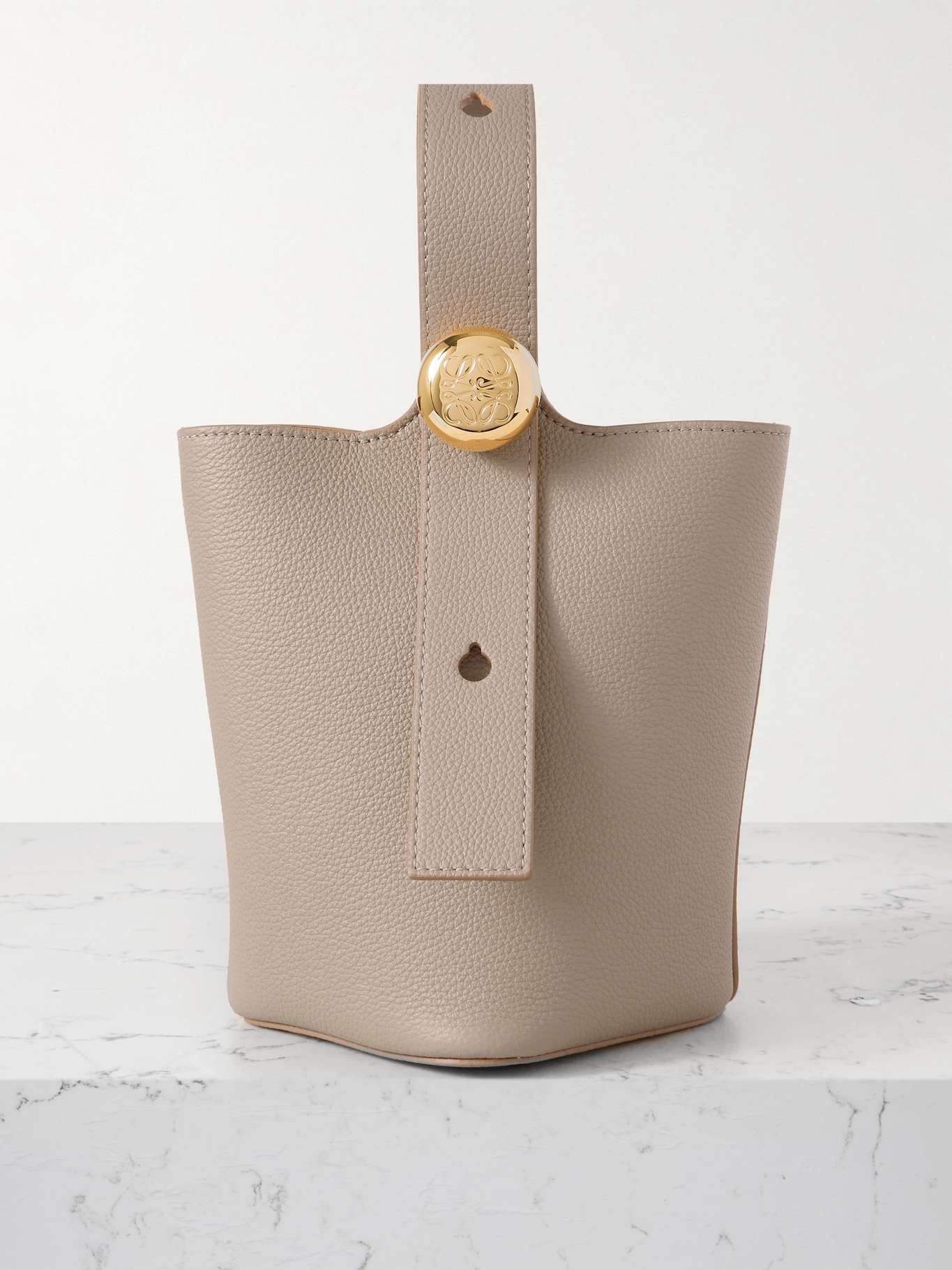 Pebble mini leather tote - 1