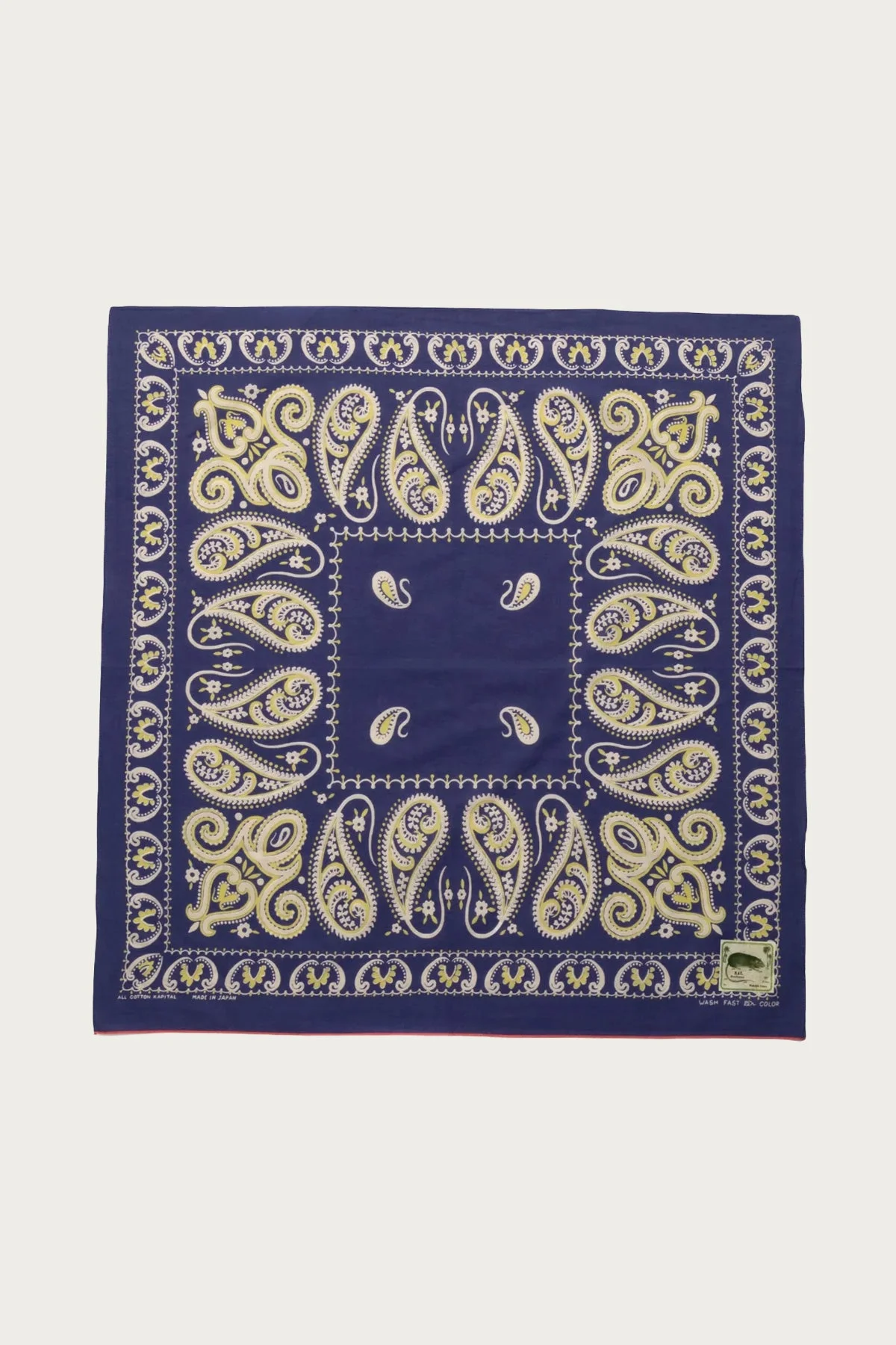 Fastcolor Selvedge Bandanna (SAMBO Paisely) 30x30 - Purple - 1
