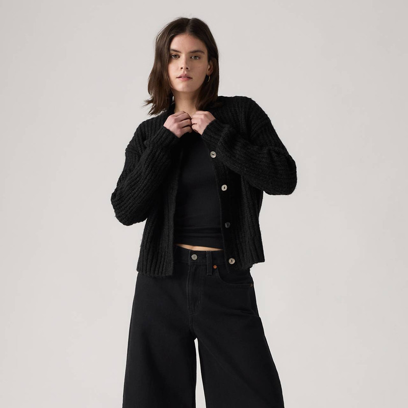 LUNA SHELL BUTTON CARDIGAN 3