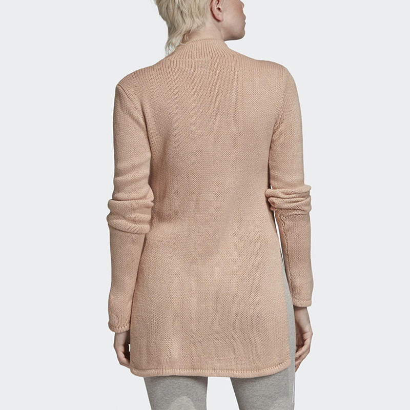 (WMNS) adidas originals Tlrd Side Forked Pullover Wool Sweater Pearl Pink FN2795 4