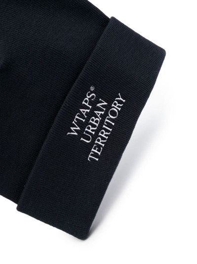 WTAPS Coolmax Wut logo-embroidered beanie outlook